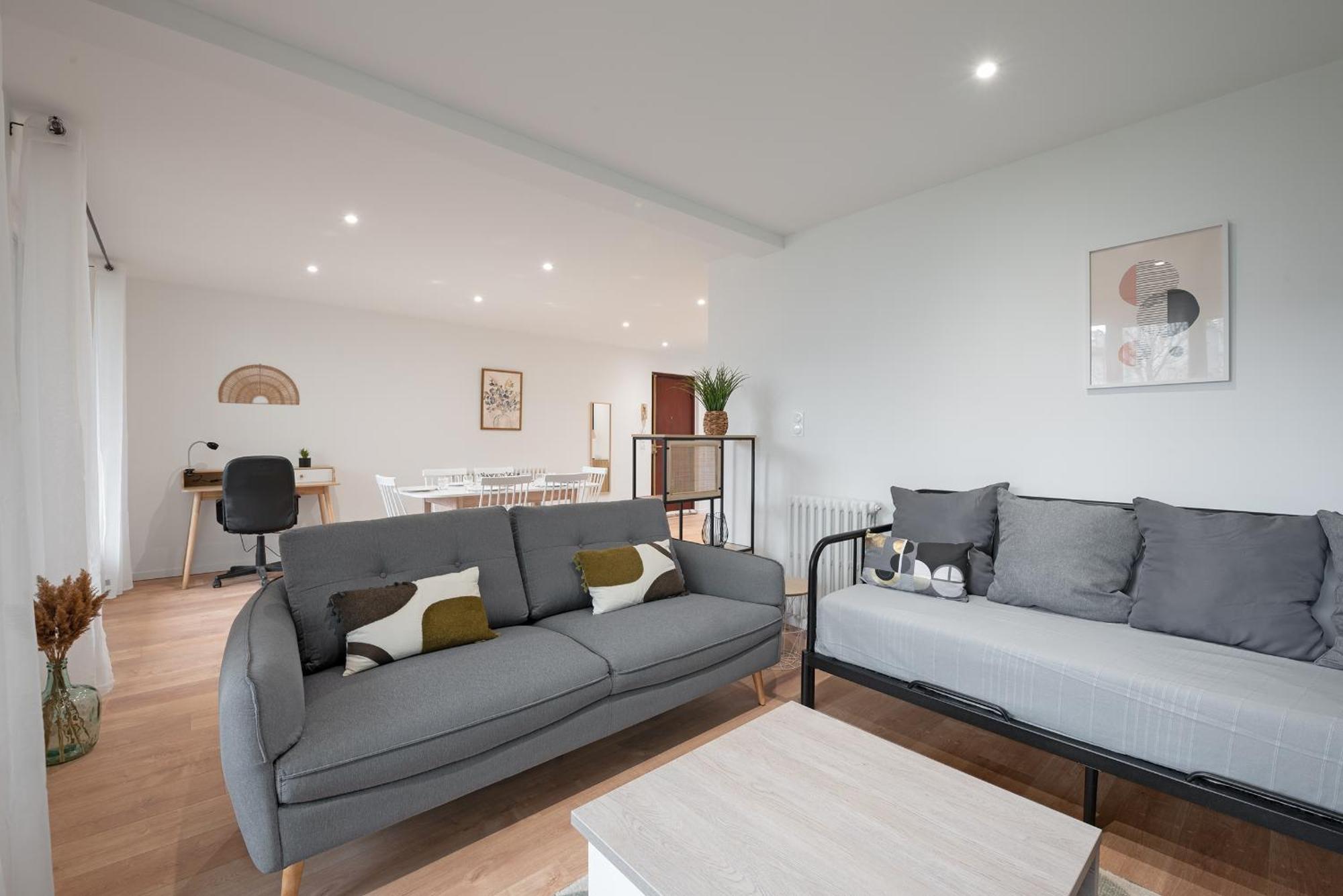 Spacieux T3 Avec 2 Parkings Gratuits Et 2 Balcons Toulouse Buitenkant foto