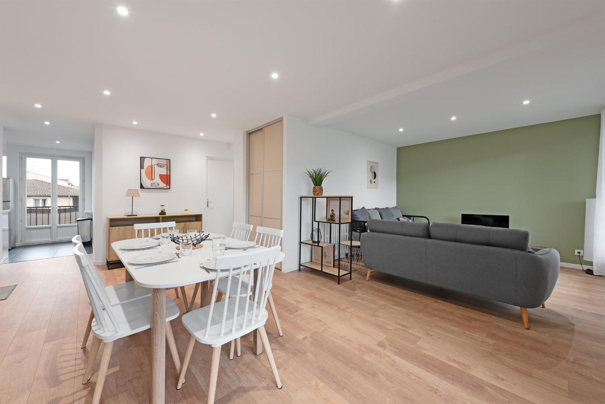 Spacieux T3 Avec 2 Parkings Gratuits Et 2 Balcons Toulouse Buitenkant foto