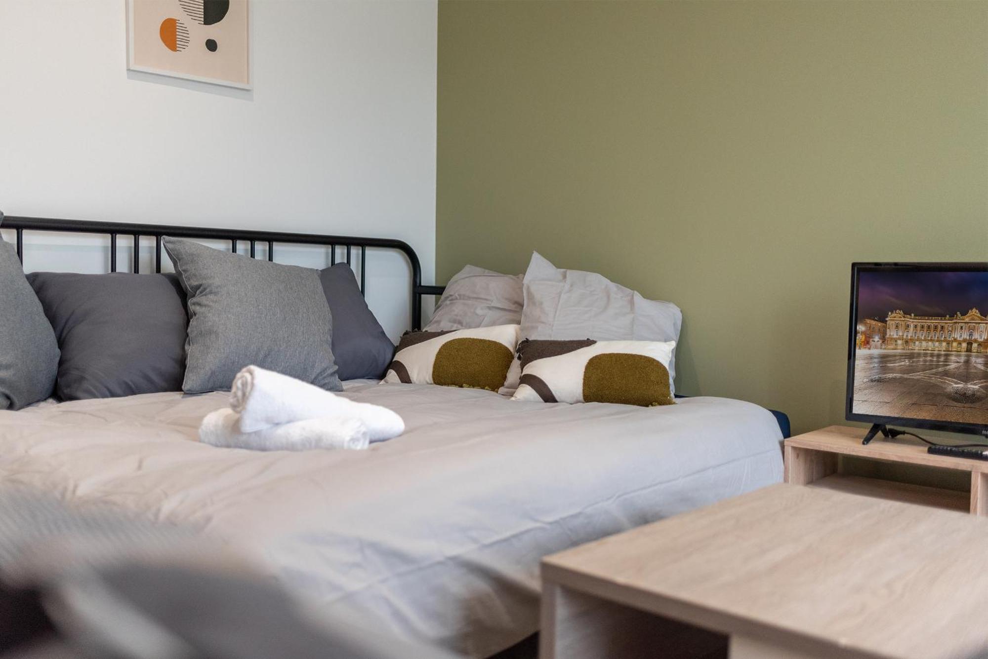 Spacieux T3 Avec 2 Parkings Gratuits Et 2 Balcons Toulouse Buitenkant foto